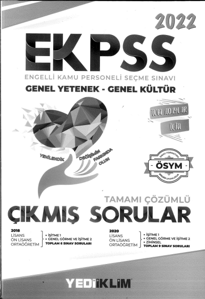 EKPSS TÜM ADAYLAR TAMAMI ÇÖZÜMLÜ ÇIKMIŞ SORULAR