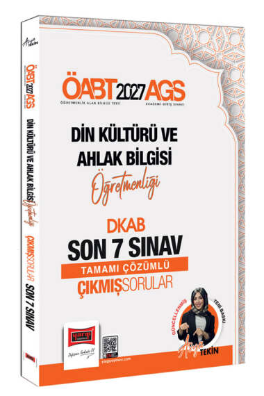 2027 ÖABT AGS Din Kültürü ve Ahlak Bilgisi Öğretmenliği DKAB Son 7 Sınav Çıkmış Sorular Yargı Yayınları FotokoPink