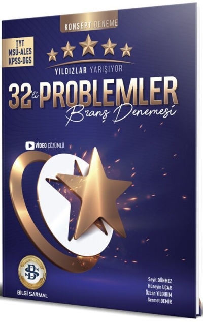 Problemler 32 li Branş Denemesi Yıldızlar Yarışıyor Bilgi Sarmal FotokoPink