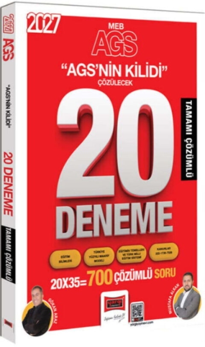 MEB AGS Tüm Dersler AGS nin Kilidi Tamamı Çözümlü 20 Deneme Yargı Yayınları FotokoPink