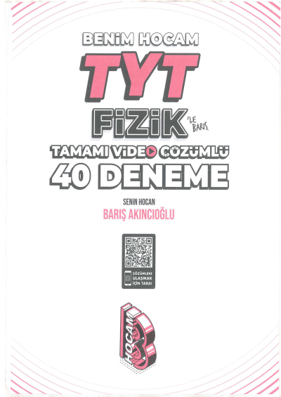 TYT Fizik Tamamı Video Çözümlü 40 Deneme Sınavı FotokoPink