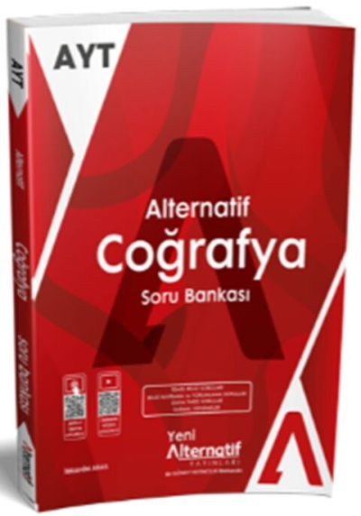 Alternatif Yayınları AYT Coğrafya Soru Bankası FotokoPink