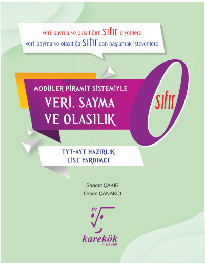TYT AYT Veri, Sayma ve Olasılık Sıfır 0 Konu Anlatımı Karekök Yayınları FotokoPink