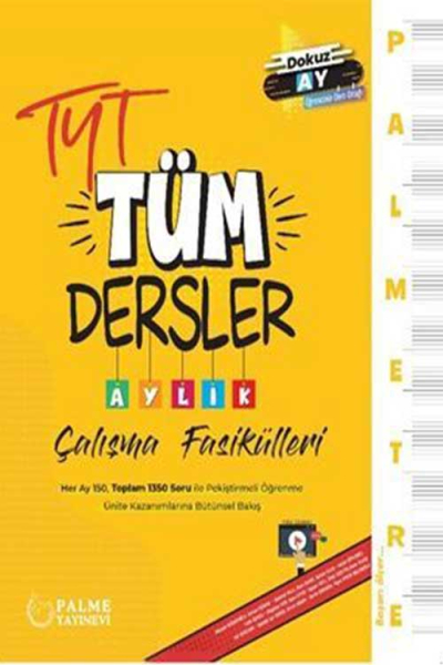 TYT Tüm Dersler Palmetre Aylık Çalışma Fasikülleri FotokoPink