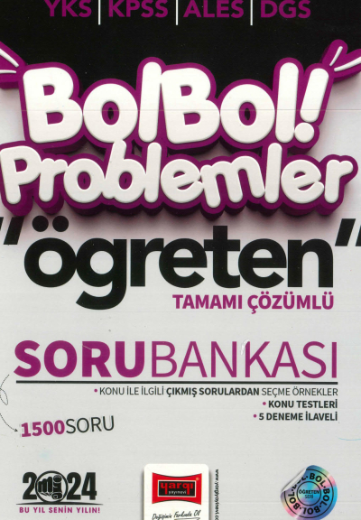 BOL BOL PROBLEMLER ÖĞRETEN TAMAMI ÇÖZÜMLÜ SORU BANKASI