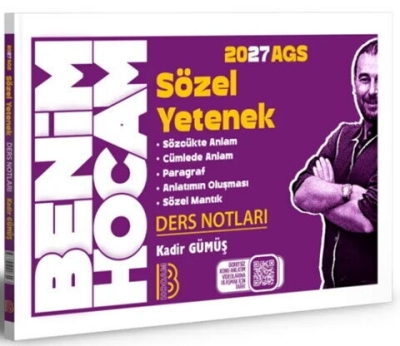 AGS Sözel Yetenek Ders Notları Benim Hocam Yayınları FotokoPink