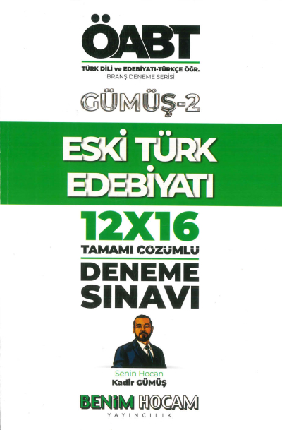ESKİ TÜRK EDEBİYATI GÜMÜŞ-2 12x16 ÇÖZÜMLÜ DENEME FotokoPink