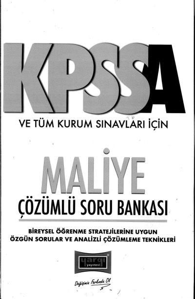 MALİYE ÇÖZÜMLÜ SORU BANKASI FotokoPink