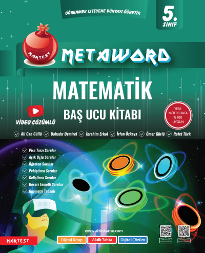5. Sınıf Matematik Metaword Baş Ucu Kitabı Nartest FotokoPink