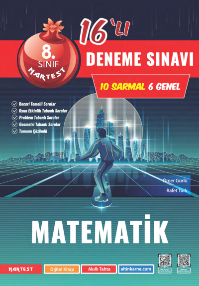 8. Sınıf Matematik Mod 16 Deneme Nartest Yayınları FotokoPink