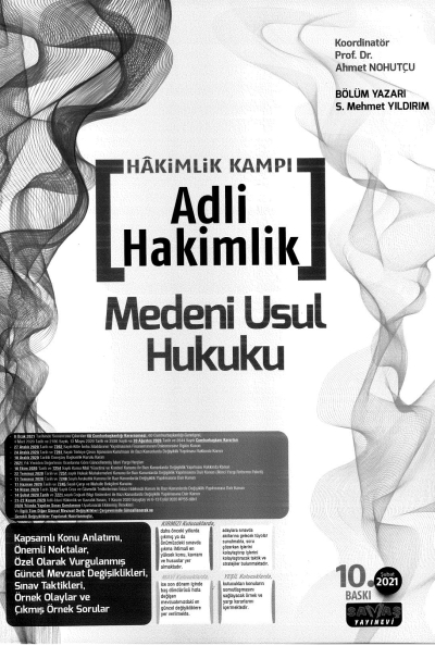 HAKİMLİK KAMPI ADLİ HAKİMLİK MEDENİ USUL HUKUKU FotokoPink