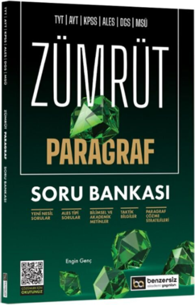 Zümrüt Paragraf Soru Bankası Benzersiz Akademi Yayınları FotokoPink