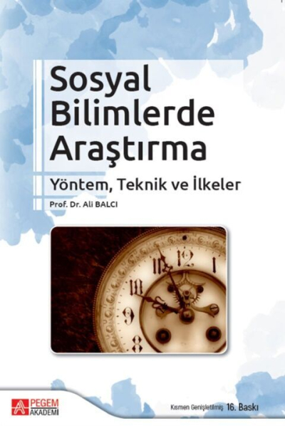 Sosyal Bilimlerde Araştırma Yöntem Teknik ve İlkeler Pegem Yayınları FotokoPink
