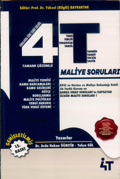 MALİYE SORU BANKASI YÜKSEK BİLGİ TAMAMI ÇÖZÜMLÜ FotokoPink