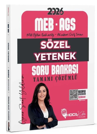 2026 MEB AGS Sözel Yetenek Soru Bankası Hoca Kafası FotokoPink