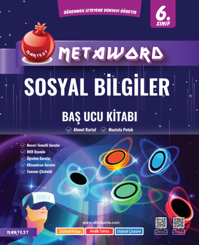 6. Sınıf Metaword Sosyal Bilgiler Nartest Yayınları FotokoPink