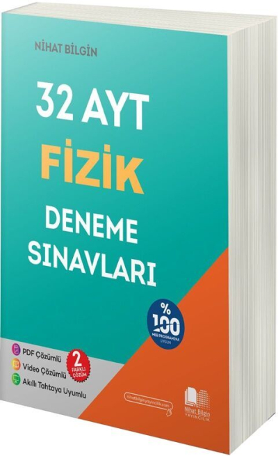 AYT Fizik 32 Deneme Sınavları Nihat Bilgin Yayınları