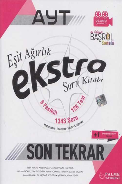 AYT Eşit Ağırlık Ekstra Son Tekrar Soru Kitabı FotokoPink