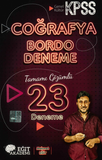 COĞRAFYA BORDO 23 DENEME TAMAMI ÇÖZÜMLÜ MEHMET EĞİT FotokoPink