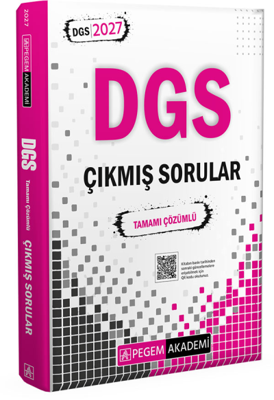 2027 DGS Çıkmış Sorular Pegem Akademi FotokoPink