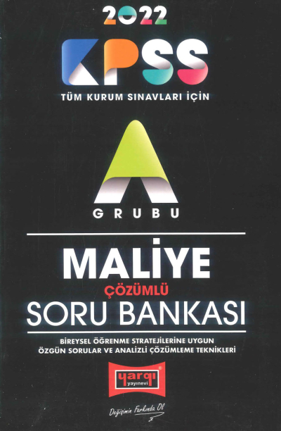 KPSS - A MALİYE ÇÖZÜMLÜ SORU BANKASI 2022 FotokoPink