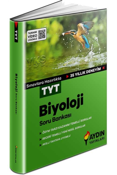 TYT Biyoloji Soru Bankası Aydın Yayınları FotokoPink