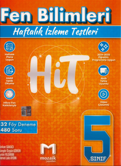 Mozaik 5. Sınıf Fen Bilimleri HİT 32 Deneme Mozaik Yayınları FotokoPink