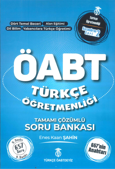 TÜRKÇE ÖĞRETMENLİĞİ TAMAMI ÇÖZÜMLÜ SORU BANKASI