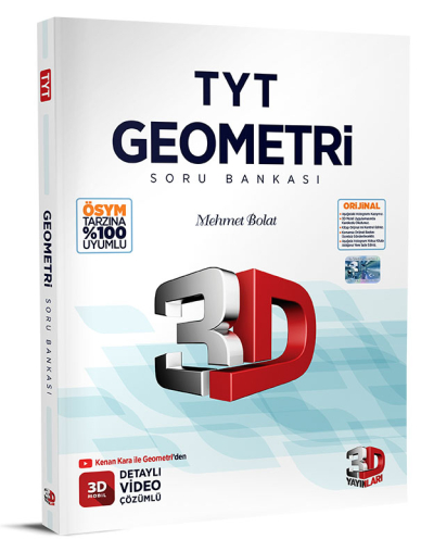 3D Yayınları Tyt Geometri Soru Bankası FotokoPink