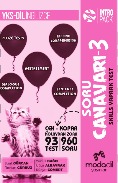 YKS-DİL Soru Canavarı-3 FotokoPink