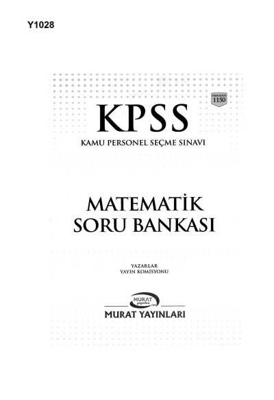 KPSS MATEMATİK SORU BANKASI ÇÖZÜMLÜ FotokoPink
