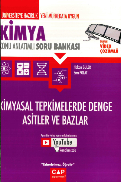 KİMYASAL TEPKİMELERDE DENGE ASİTLER VE BAZLAR KONU ANLATIMLI SORU BANKASI FotokoPink