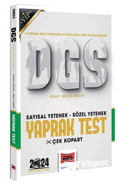 2024 DGS Sözel Sayısal Bölüm Yaprak Test FotokoPink