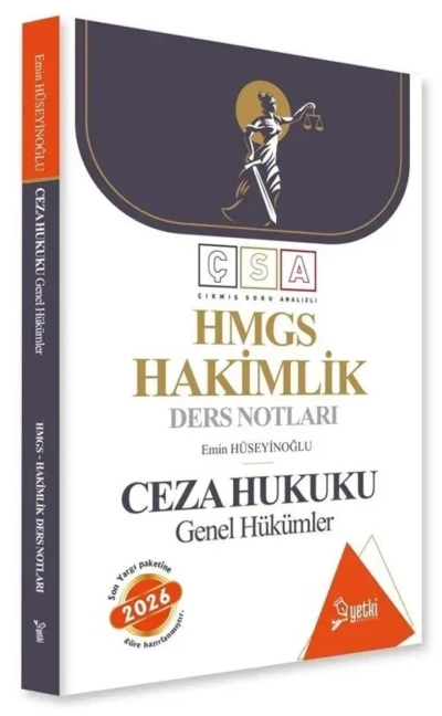 Çıkmış Soru Analizli Ceza Hukuku Genel Hükümler Hakimlik Ders Notları Yetki Yayıncılık FotokoPink
