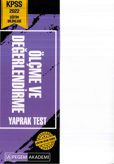 ÖLÇME VE DEĞERLENDİRME YAPRAK TEST