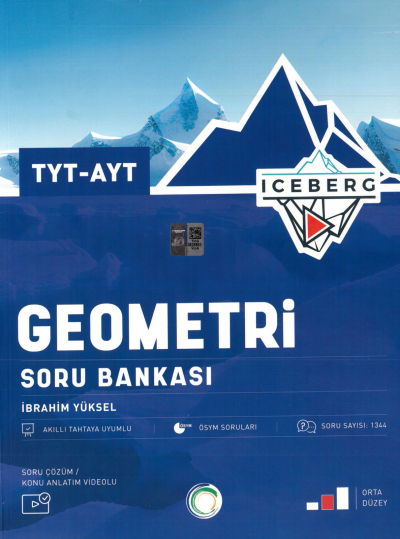 TYT-AYT ICEBERG Geometri Soru Bankası Orta Düzey FotokoPink
