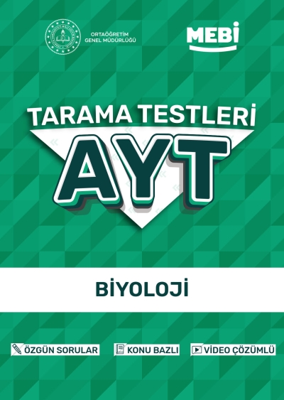 AYT Tarama Testleri Biyoloji MEBİ OGM FotokoPink