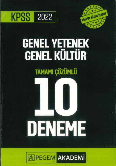 GKGY 10'LU PAKET DENEME ÇÖZÜMLÜ FotokoPink