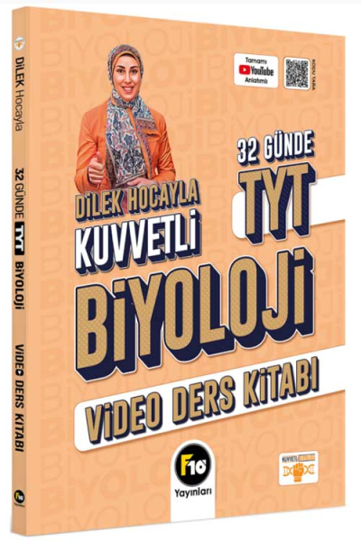 Dilek Hocayla 32 Günde TYT Biyoloji Video Ders Kitabı FotokoPink