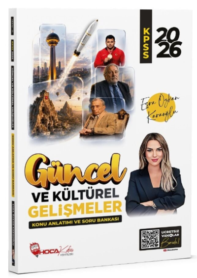 2026 KPSS Güncel ve Kültürel Gelişmeler Konu Anlatımı ve Soru Bankası Hoca Kafası Yayınları FotokoPink