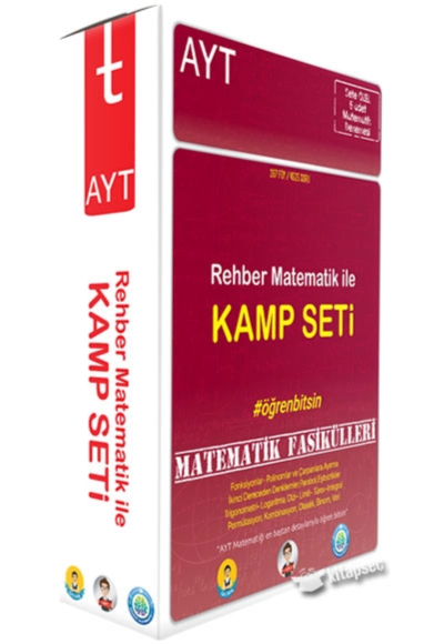 AYT Rehber Matematik ile Kamp Seti Matematik Fasikülleri 2022 FotokoPink