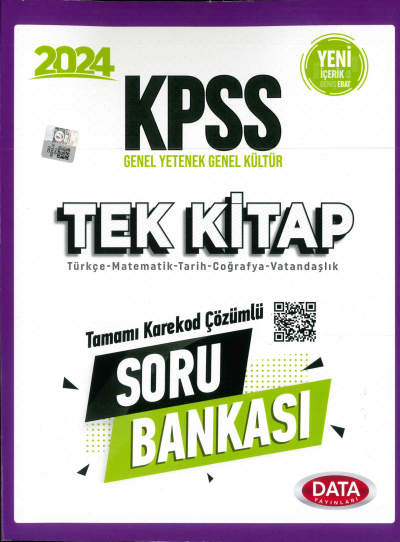KPSS TEK KİTAP TAMAMI KAREKOD ÇÖZÜMLÜ SORU BANKASI FotokoPink