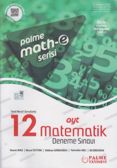 AYT Matematik 12 Deneme Sınavı Mathe Serisi Palme Yayınları FotokoPink