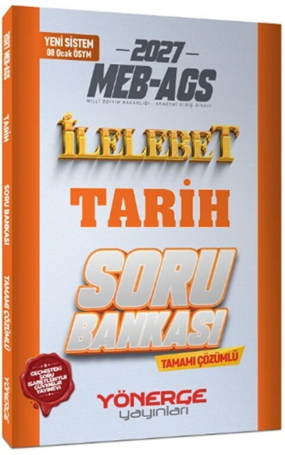 MEB-AGS Tarih İlelebet Soru Bankası Çözümlü Yönerge Yayınları FotokoPink
