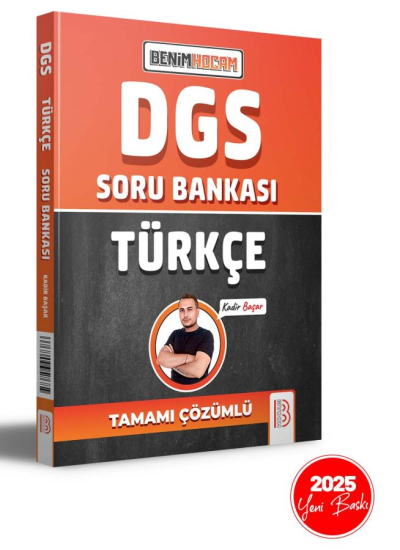 2025 DGS Türkçe Tamamı Çözümlü Soru Bankası Benim Hocam Yayınları FotokoPink
