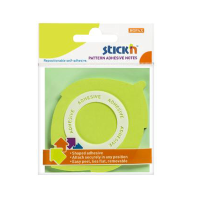 Hopax Stıckn Yapışkanlı Not Kağıdı Yaprak Şekilli 50 YP 70x70 Yeşil FotokoPink
