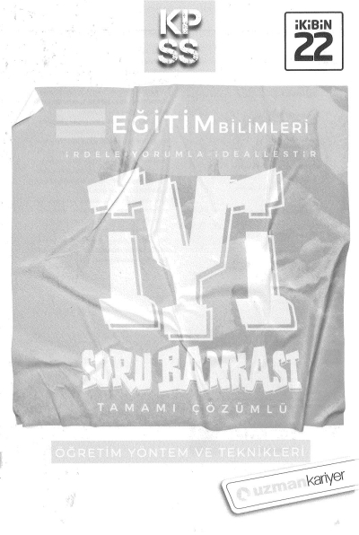 ÖĞRETİM YÖNTEM VE TEKNİKLERİ İYİ SORU BANKASI ÇÖZÜMLÜ FotokoPink