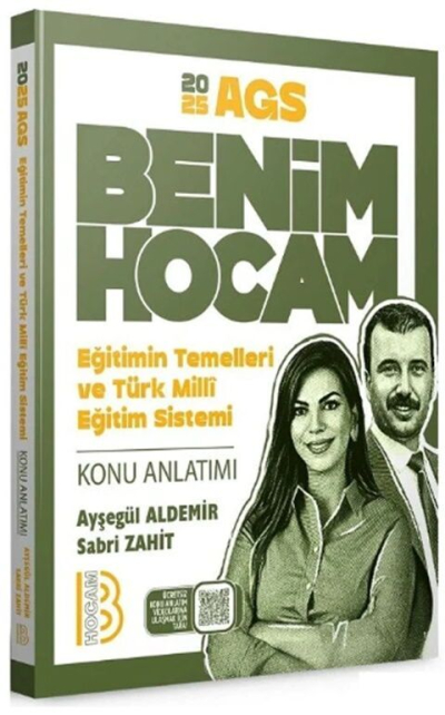 2025 MEB-AGS Eğitimin Temelleri ve Türk Milli Eğitim Sistemi Konu Anlatımı Benim Hocam Yayınları