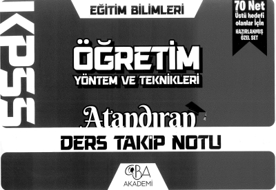 ÖĞRETİM YÖNTEM VE TEKNİKLERİ ATANDIRAN DERS TAKİP NOTU FotokoPink