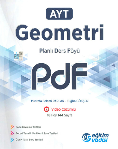 AYT Geometri Planlı Ders Föyü PDF Eğitim Vadisi Yayınları FotokoPink